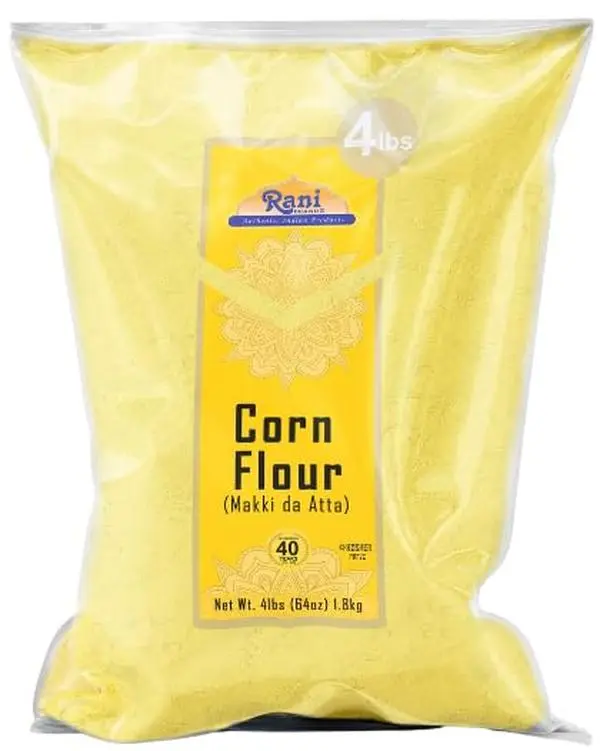 Rani Corn Flour (Makki ka Atta) 64oz (4lbs) 1.81kg Bulk ~ All Natural | Vegan | Gluten Friendly | NON-GMO | Kosher | Indian Origin