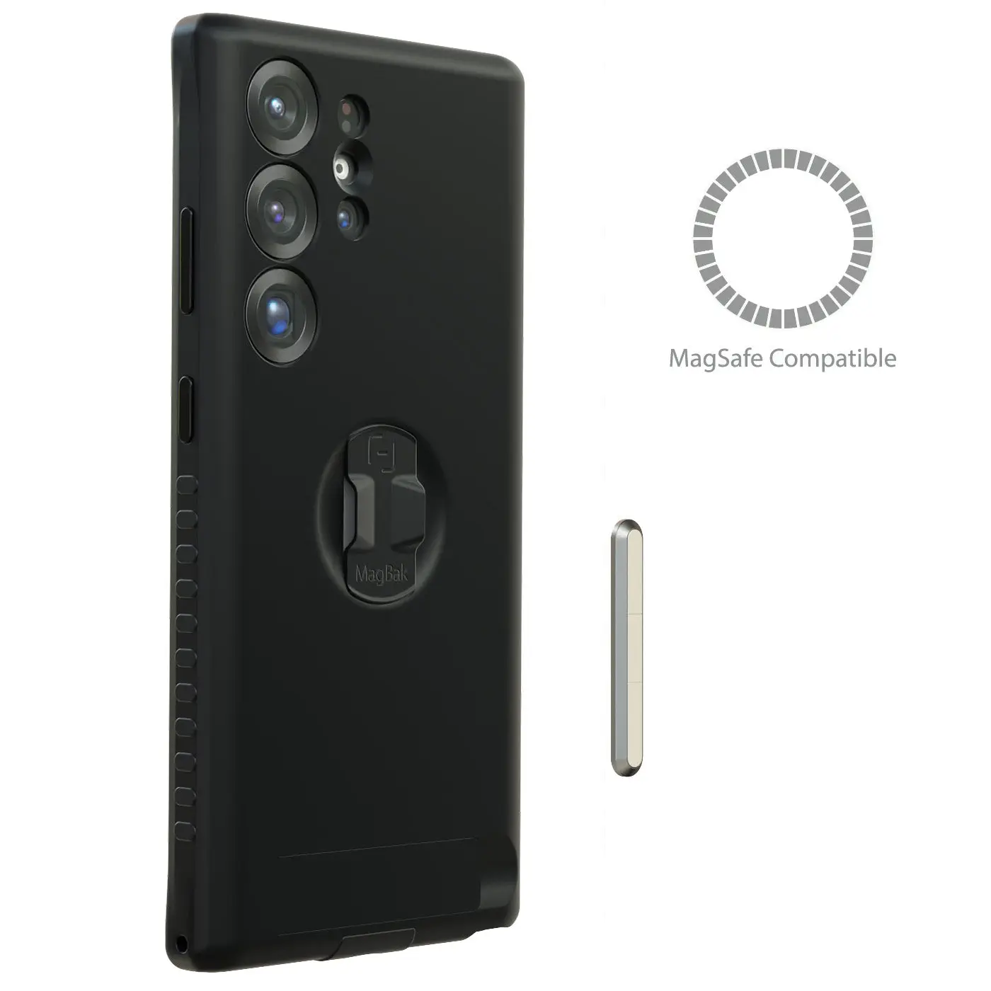 MagBak Magnetic Mobile Accessory - MagSticks Wireless Mount for Galaxy S25 Ultra Cellphone, with Protector Compatibility, Accessories