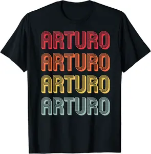 ARTURO Gift Name Personalized Funny Retro Vintage Birthday T-Shirt - Zamayraceles Shop 90B08M1JGFP1