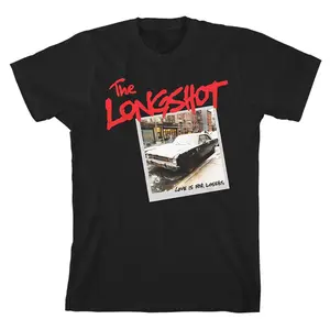 The Longshot Band Tee Love Is For Losers Cover Black T-shirt Unisex Rock Band T-Shirt, Gift For Fan, Fullsize Casual Cotton Fabric Menswear