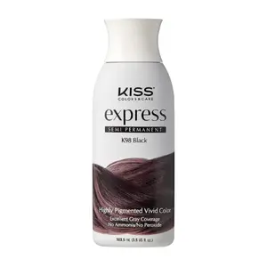 Kiss Express Semi-Permanent Hair Color 3.5oz Assorted Colors
