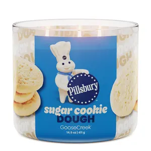 Goose Creek 3-Wick Pillsbury Sugar Cookie Dough Scented Jar Candle, 14.5oz.