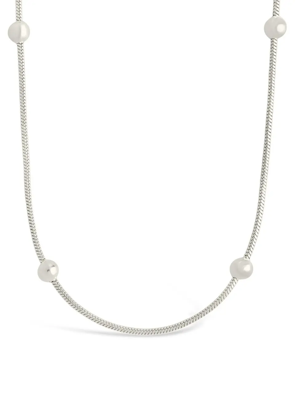 Polished Dainty Beaded Body Chain for Women, Gold or Rhodium Plated Layering Jewelry, Adjustable & Hypoallergenic, Chain Jewelry, Polished Jewelry