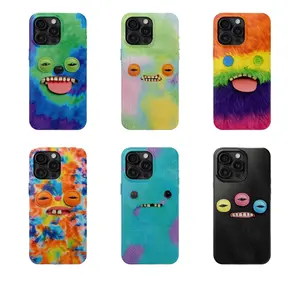 Funny Ugly Monster Phone Case, Fuggler Inspired Colorful Plush Creature Case, Weird Cute Y2K Phone Case, Suitable for iPhone 17-11 Pro Max/Plus and  Samsung Galaxy S23-25