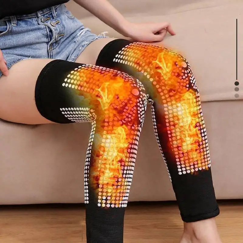 Double-sided Massage Points Knee Pads, 1 Pair Warm Knee Wrap, Knee Support for Elderly & Air-conditioned Rooms, Sports & Outdoor Accessories, Christma