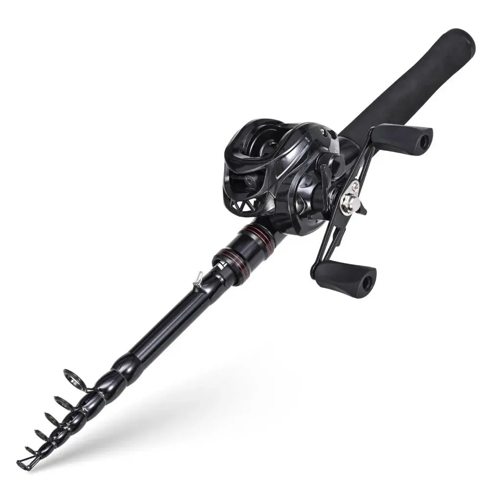Ultrashort Telescopic Casting Rod – 1.5m–2.1m Carbon Feeder Combo