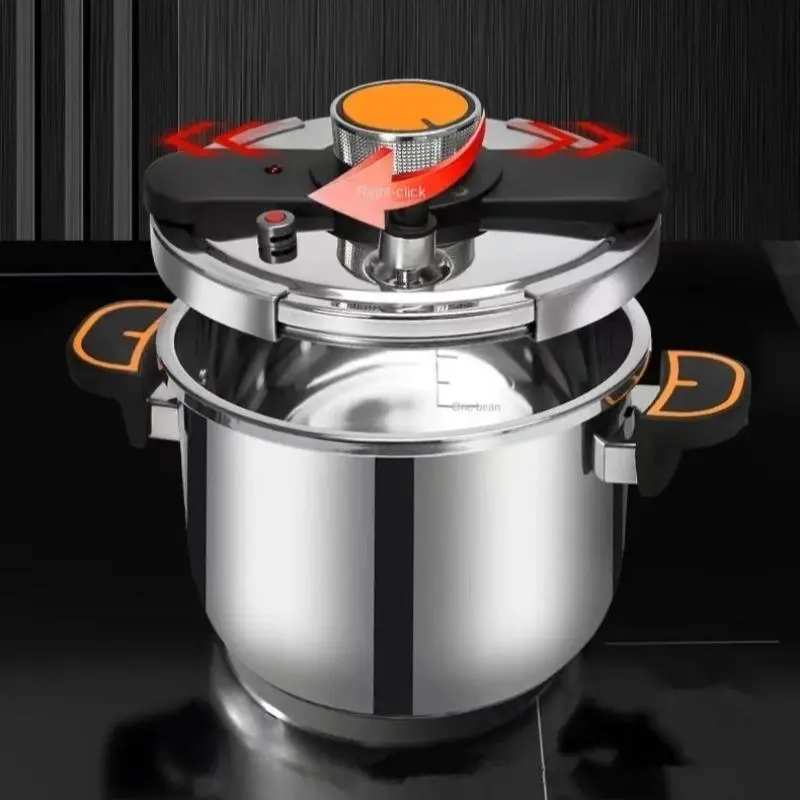 6L Stainless Steel Pressure Cooker, 1 Count Kitchen Pressure Cooker for Gas Stove & Induction Cooker, Kitchen Cookware for Home, Kitchen Essentials