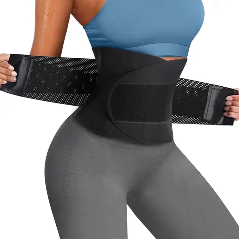 Women's Sauna Sweat Waist Trainer, Tummy Control Waist Trimmer, Women Shapewear Waist Belt, Sporty Waist Slimmer For Workout Running Yoga Fitness Sports