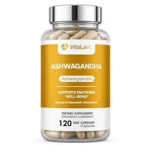 VitaLael Ashwagandha 120 Veg Capsules – Herbal Adaptogen Supplement for Emotional Wellness, Stress Support & Daily Balance