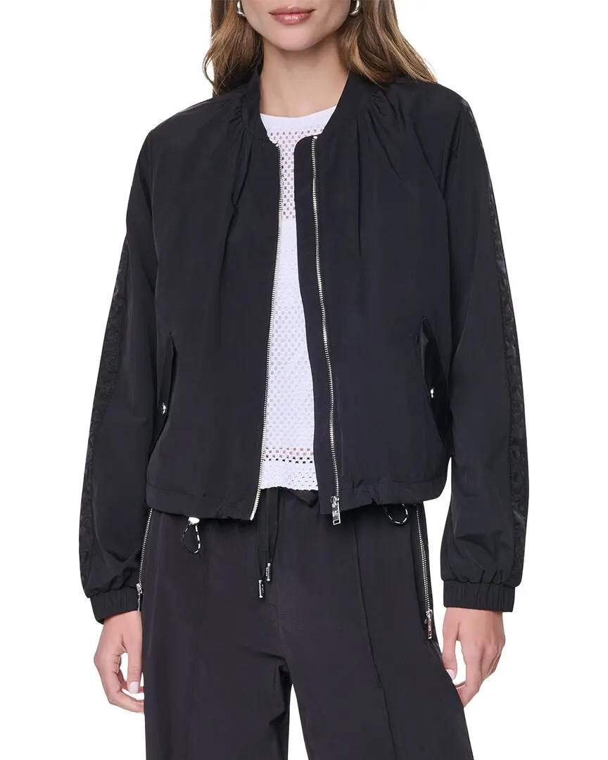DKNY Logo Trim Jacket