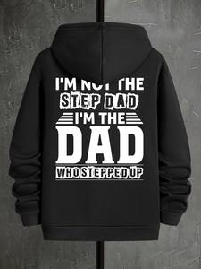 men's regular fit letter print drawstring hoodie, casual comfy pocket pullover hooded sweatshirt for daily wear, men's clothes for spring & fall, mens clothing, trendy clothes, dad hoodie, streetwear hoodie, letter graphic hoodie, drawstring hoodie top