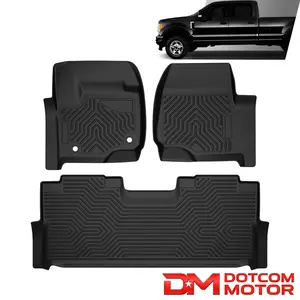 TPE Floor Mats Liner Fit For 17-26 Ford F-250 F-350 F-450 Super Duty Crew Cab