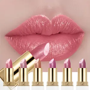 6Pcs Velvet Lipstick Set - Shimmer & Matte Finishes, High Pigment Red Tones for Party, Music Festival, Halloween & Christmas Makeup | Long-Lasting, Waterproof, Smudge-Proof Lip Gloss | Perfect Gift for Valentine's Day, Cosplay & Everyday