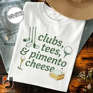Comfort Colors Golf Shirt Clubs Tee Pimento Cheese Golf Tournament, Masters Inspired Shirt