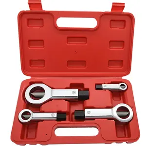 4 Pack Metal Nut Splitter Cracker, Metal Nut Splitter Breaker Manual Pressure Nut Cracker Remover Extractor Tool, Heavy Duty Nut Splitter Broken Damaged Nut Removal Splitting Tools