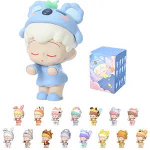 Adorable Animal Figures Valentine's Gift Creatures' Fantasy Land Series Blind Box Mystery Box Random Animal Design Mini Figures Collectible Figures Christmas Stuffers Idea Party Favors Birthday Gift Desktop ornaments Blindbags Surprise Set (Single Box)