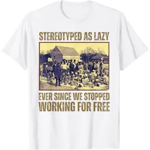 Stereotyped As Lazy Since Ceasing Unpaid Labor Unisex T Shirt