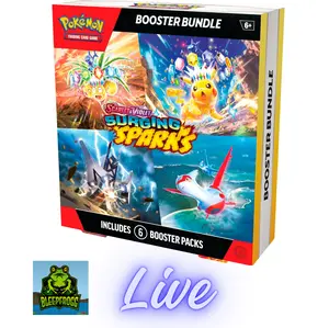 LIVE Surging Sparks Booster Bundle (6 Packs) Pokemon TCG Expansion