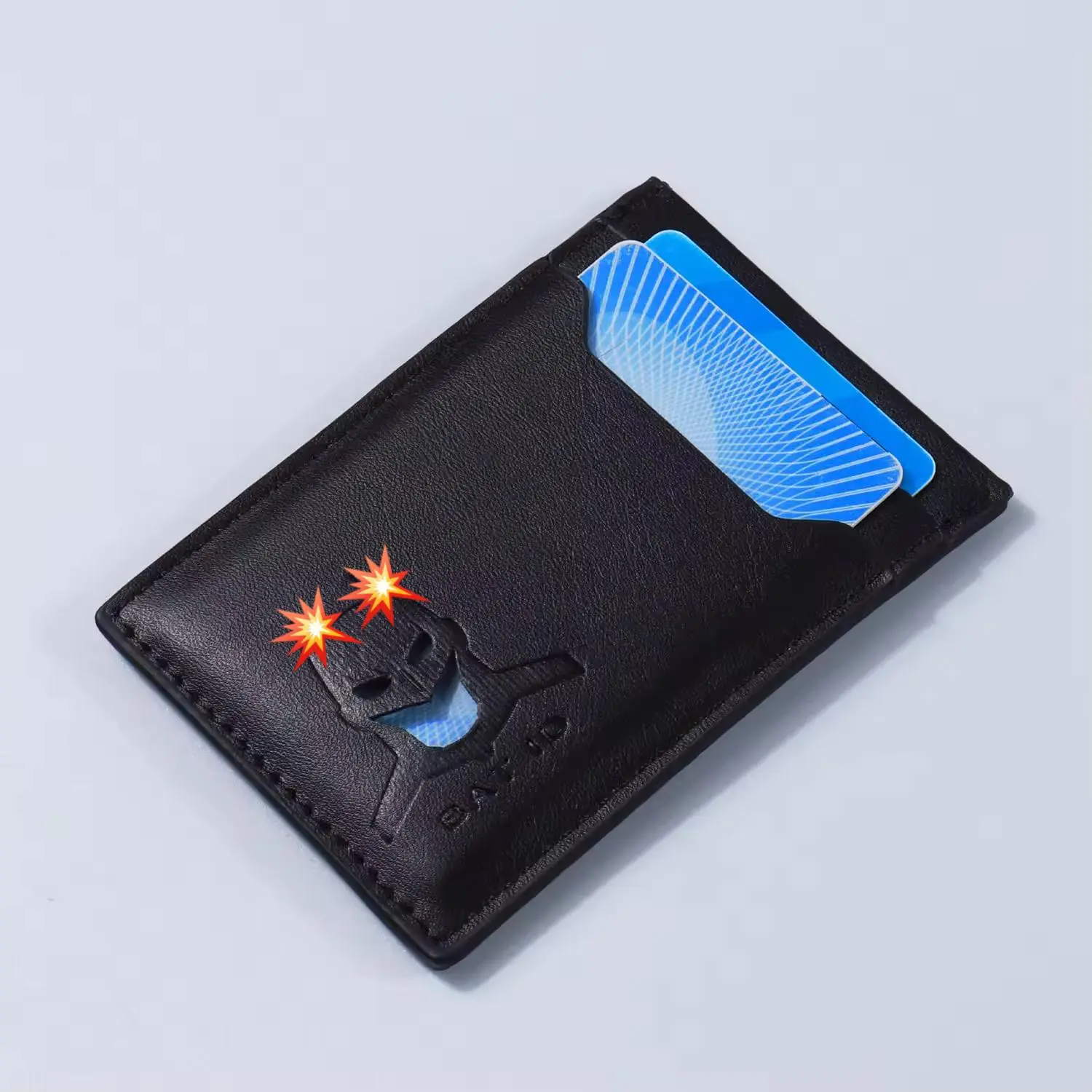 Pack of 3 Leather Hero ID Wallet for Men and Woman - Stylish Superhero Design, Durable Bifold Wallet with Multiple Card Slots, Cash Compartment, and Iconic Logo - Gift for All
