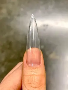 XL Stiletto Press-On Full Cover Tips gel x tip