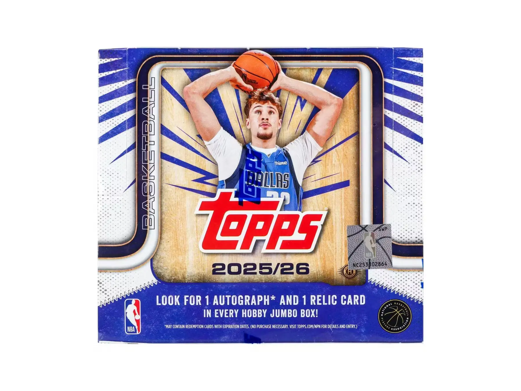 2025-26 Topps Basketball Sealed Jumbo Box