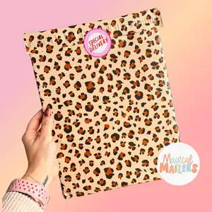 10x13" Leopard Poly Mailer