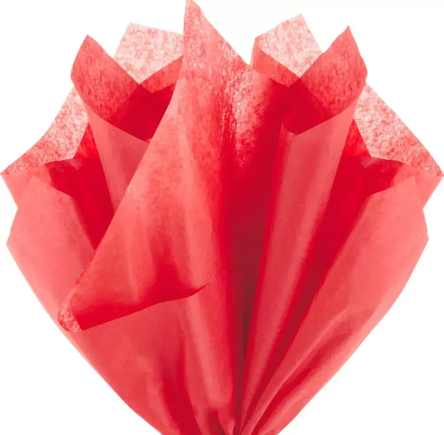 Cherry Red Premium Colored Tissue Paper Gifts & Crafts 15" x 20", 24pk