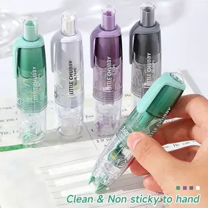 4pcs glue tapes +8pcs refillable cores , dot tape, tape, double-sided tape for scrapbooking, double-sided tape roller, scrapbooking supplies