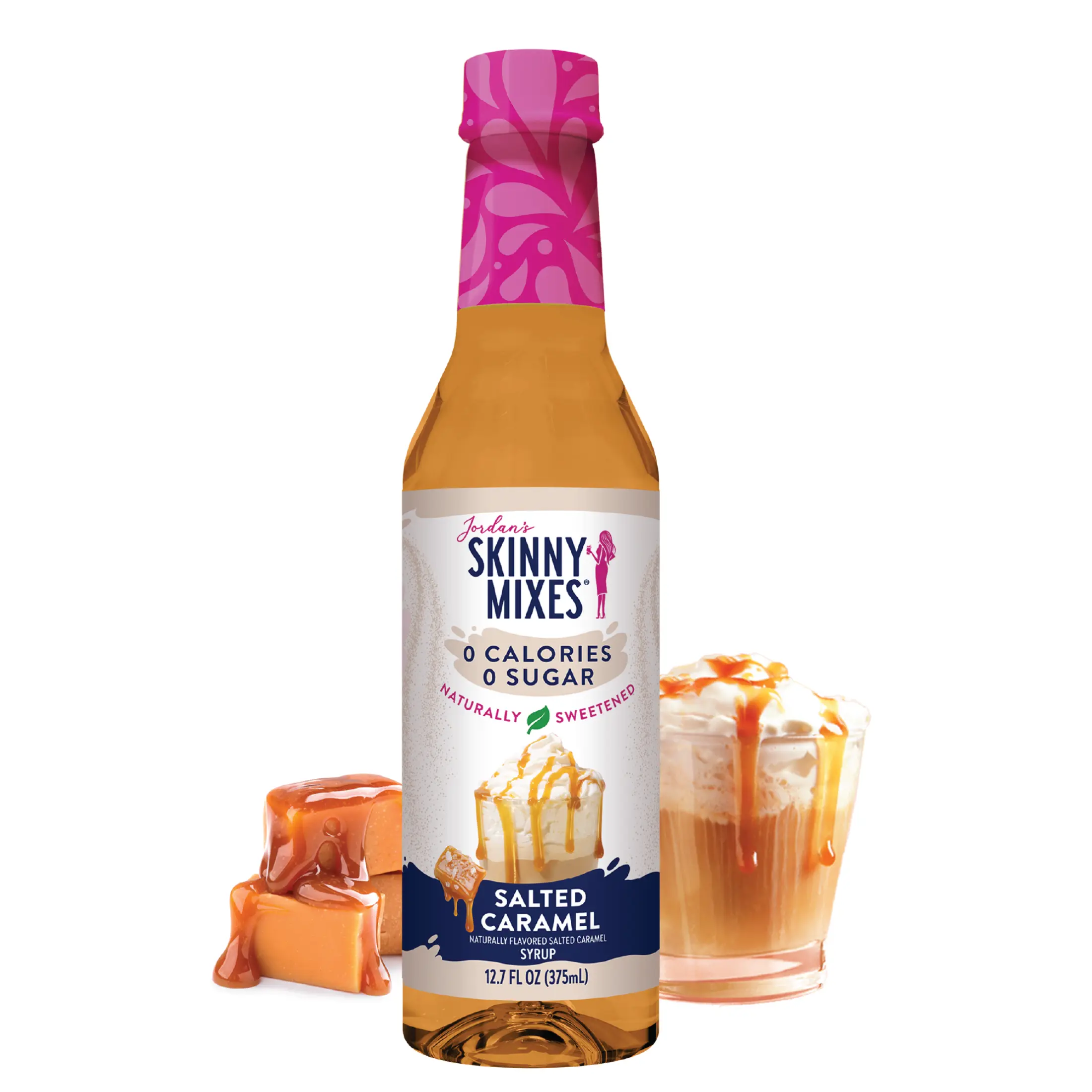 Naturally Sweetened Salted Caramel Syrup - 375ml Naturally Sweetened Salted Caramel Syrup - 375ml