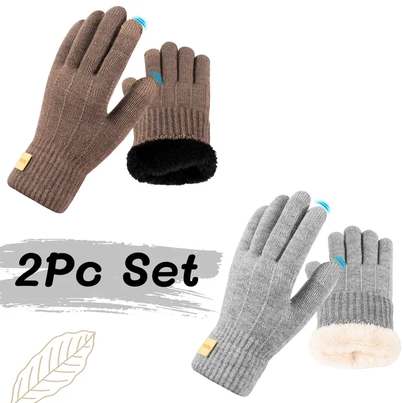 VIRNAZ Touchscreen Winter Gloves For Men & Women, Waterproof, Windproof - View #5