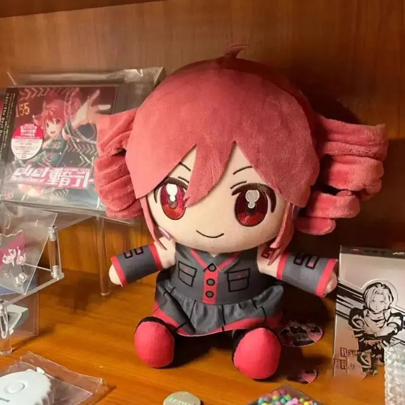 Kasane Teto Plush Stuffed Toy - 20cm Anime Peripheral Diva VTuber Kawaii Plush Stuffed Toys, Soft Pillow for Home Decor, Ideal for Children, Kawaii Stuffed Toys