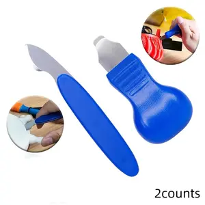 2-Piece 3D Printer Stand Removal Tool Kit, Durable Plastic Material, Ergonomic Handle Design, No Battery Needed, Ideal 3D Printing Accessory