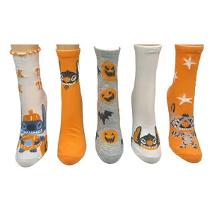 Lilo & Stitch Ladies' Fall Fun Capri Sock Set -5 Pair Lilo & Stitch Ladies' Fall Fun Capri Sock Set -5 Pair