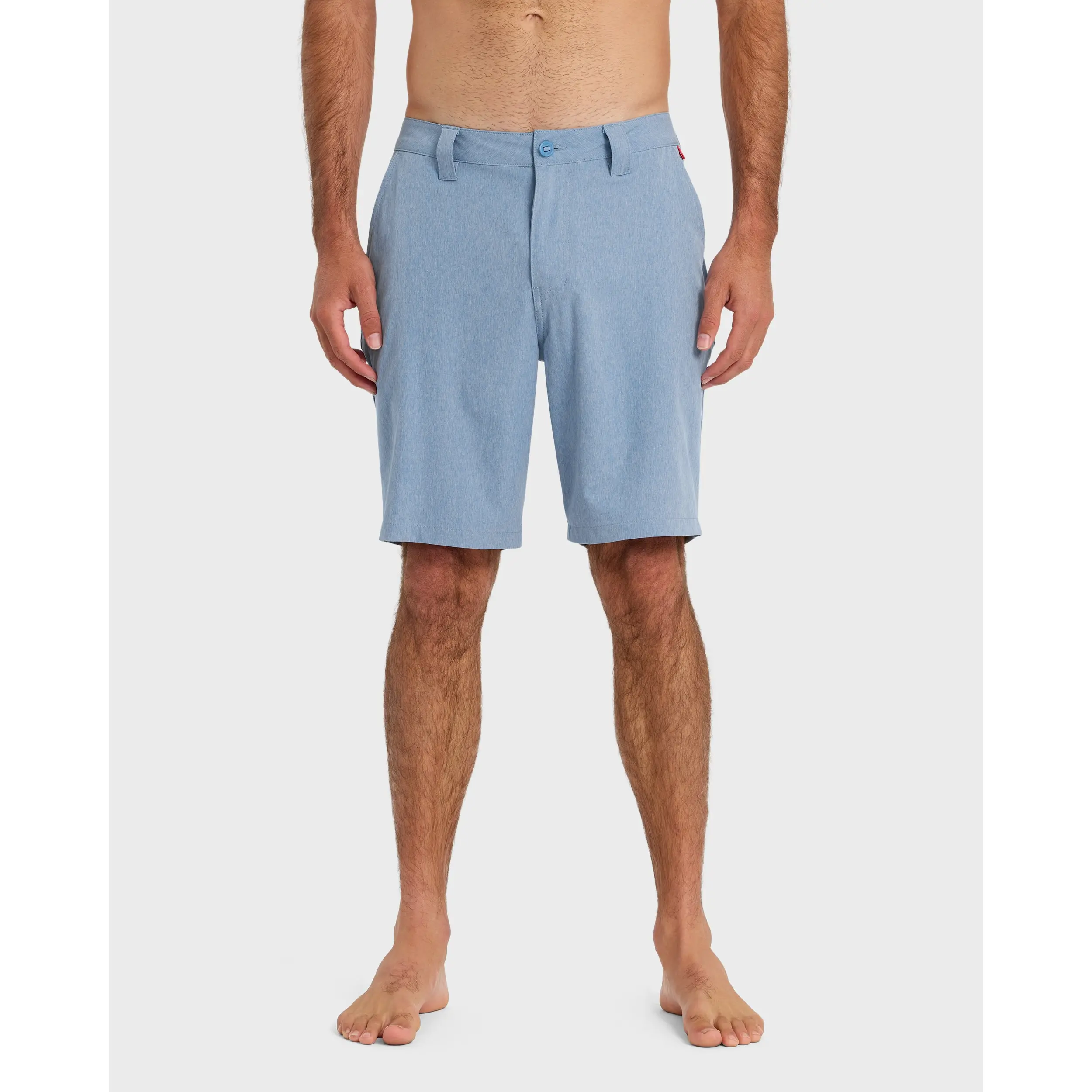 Quiksilver | Union Heather Amphibian 20" Hybrid Shorts | Men's SURFSILK Performance Fabric 4-Way Stretch | Surf & Swim & Beach Days & Casual Streetwear