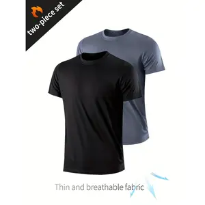 Quick-Dry Compression T-Shirt for Men - 2-Pack Options for Moisture-Wicking, Quick-Drying Support & Improved Mobility