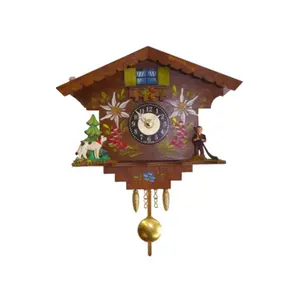 212 MAIN Engstler Battery-Operated Mini Clock - Music-Chimes Feature, Home Decor Item