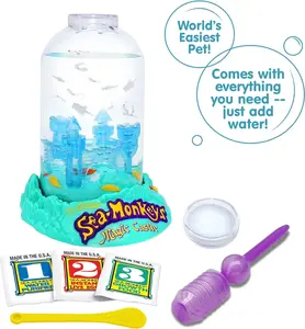 Sea-Monkeys Magic Castle️ - World's Only Instant Pet Toy - Ages 6+ (Pack of 1) - Toy Brine Shrimp Aquarium️️️️️️