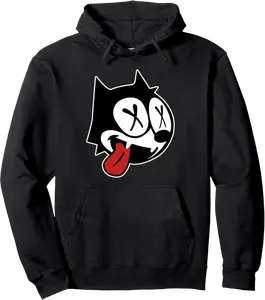 Dead Felix Cat Pullover Hoodie - Stephengriff Shop 69B0D787G2B1