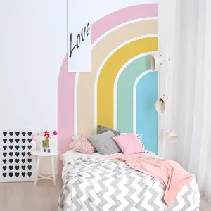Rainbow Pattern Wall Sticker, Self Adhesive Wall Decal, Self Adhesive Stickers, Wall Art Decorative Sticker for Home Bedroom Living Room, Ornaments, Sticker Decorations, Decoration Items