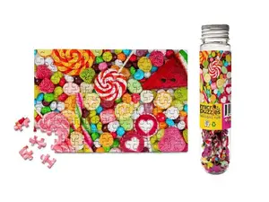 Candy Collage Micro Puzzle Mini Jigsaw Stocking Stuffer Fun