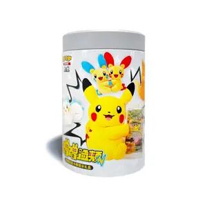 Pokemon Simplified Chinese Nuzzle Cheeks Plush Toy Card Display Blind Box CARDS LIVE OPENING