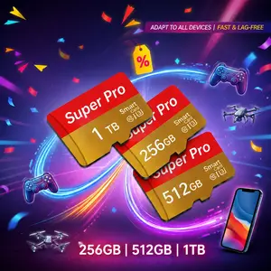 Micro SD card with adapter, compatible with outdoor camera data, PC storage, supports car GPS routes and sports video recording, holiday gifts
