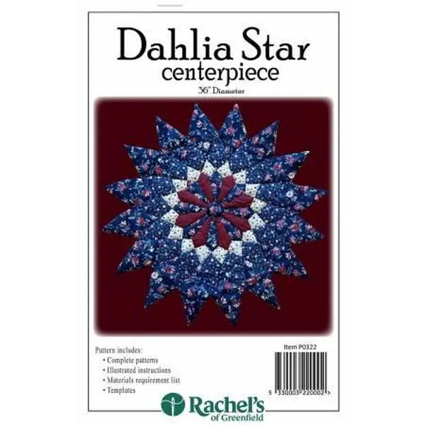 Dahlia Star Centerpiece Pattern