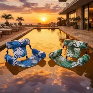 2 Pack Floating Hammock Lounger Inflatable Water Pool Chair Summer Outdoor Essentials