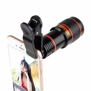 [Free Deliver] Coucur Universal Long Focus Lens for Smartphones, 8x HD Zoom, Lightweight Portable, Multi-Scene Compatibility, Travel Photography, Gaming Aid, Mobile Phone Lens, Smartphone Camera Accessories