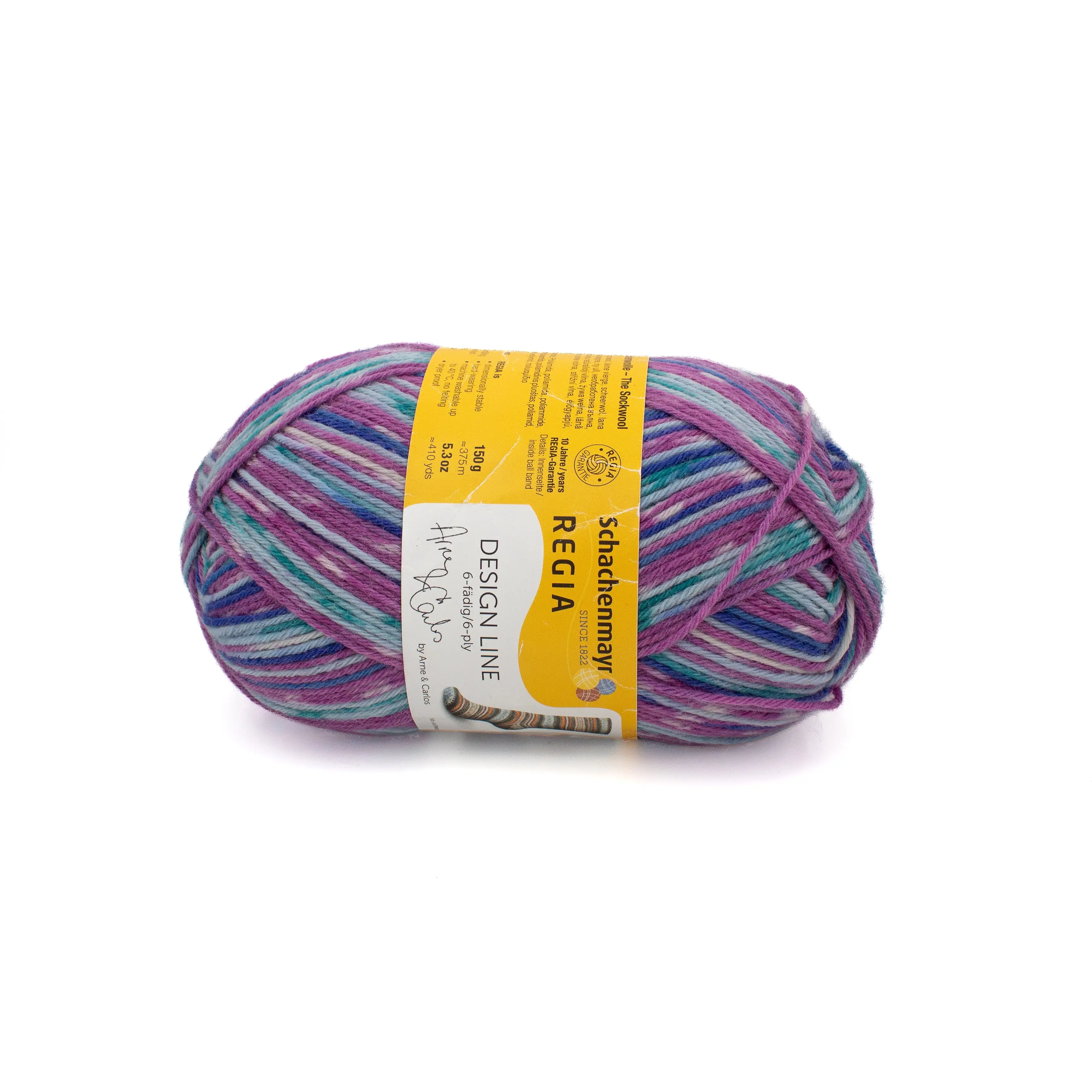 Schachenmayr Regia Design Line 6 Ply in Magenta Multi