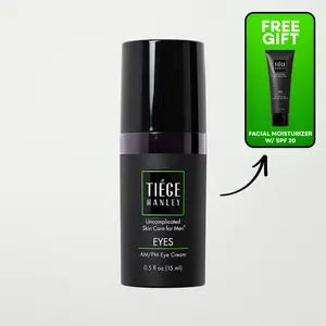 Tiege Hanley Eye Cream - Dark Circles + Puffiness Treatment - Niacinamide + Peptides