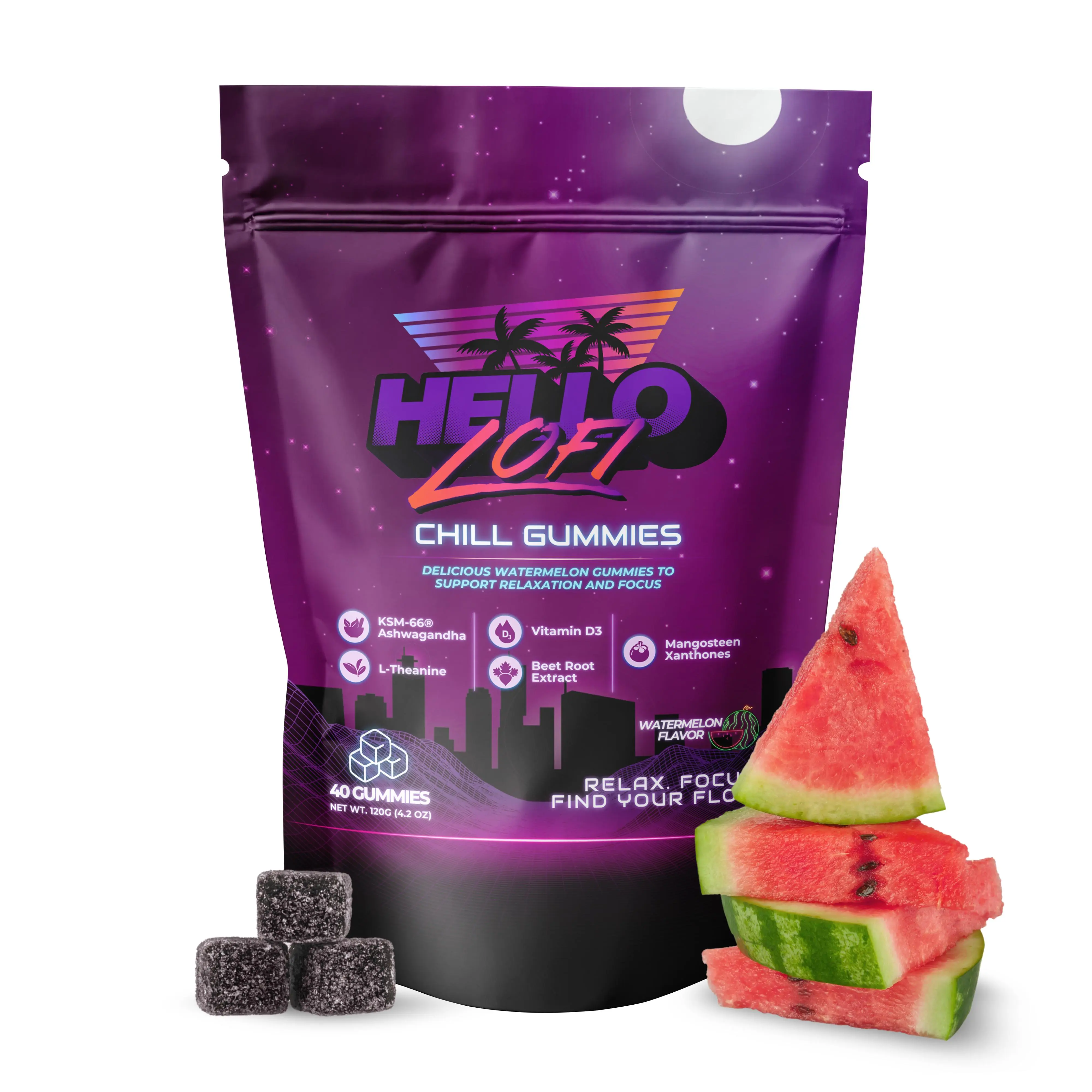 Hello LoFi Chill Gummies Snack