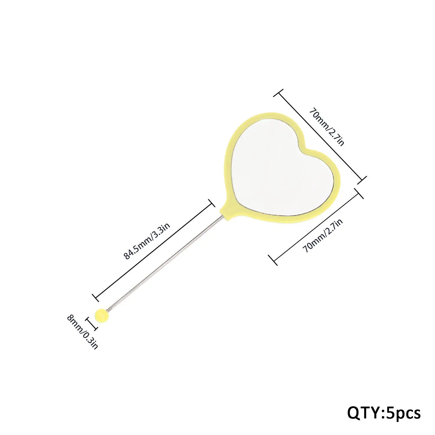 Yellow ZK483012 5PCS