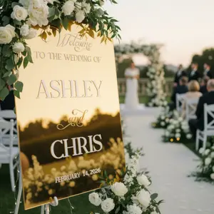 Luxury Acrylic Welcome Sign